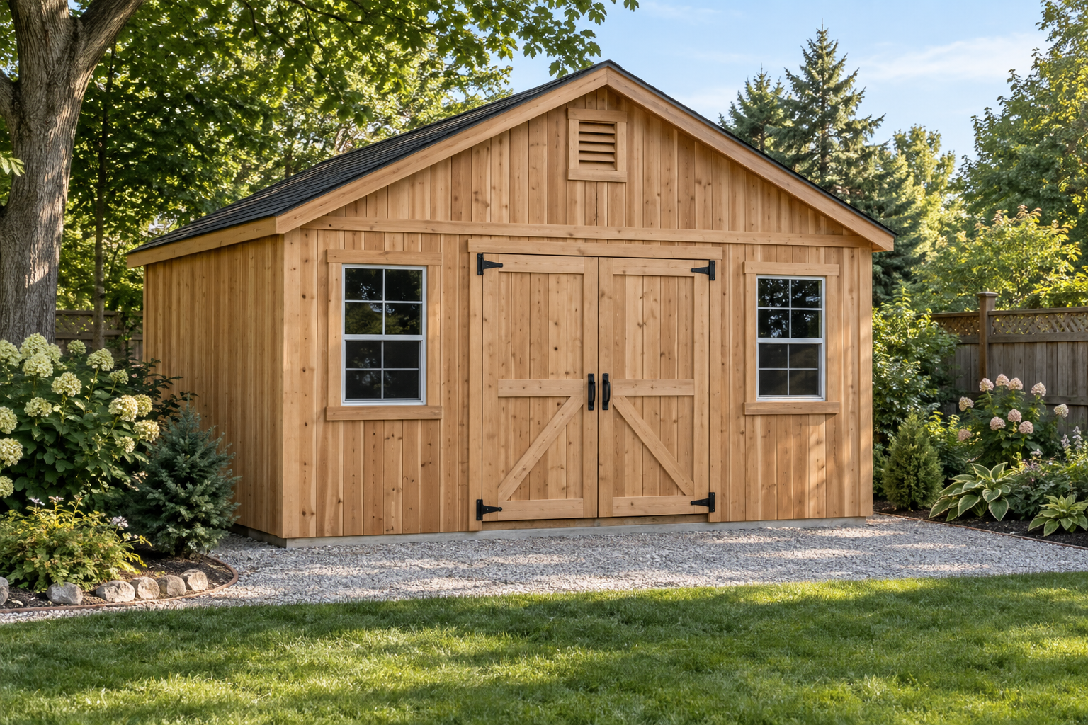 Made-to-order Pot Sheds workshop shed