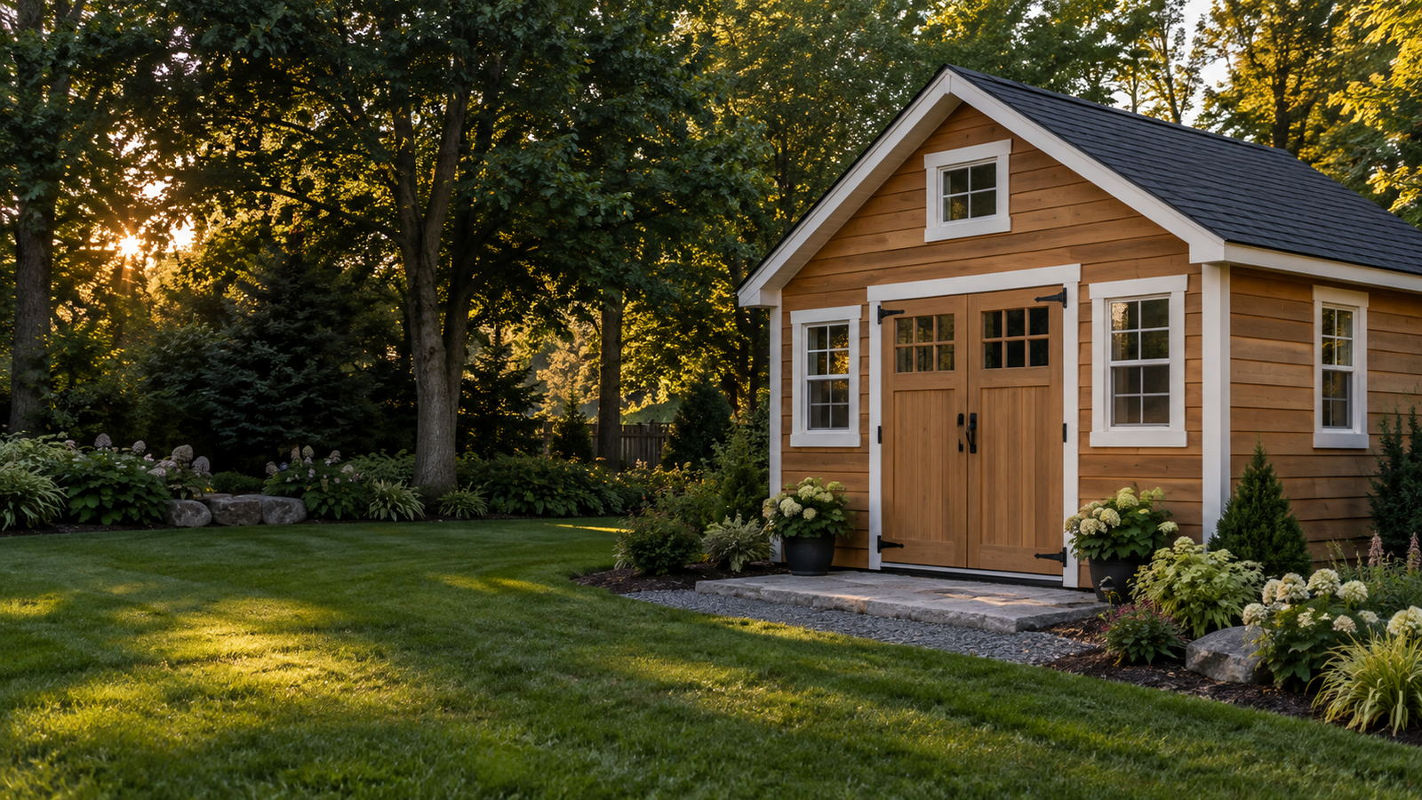 Pot Sheds garden shed materials and finish