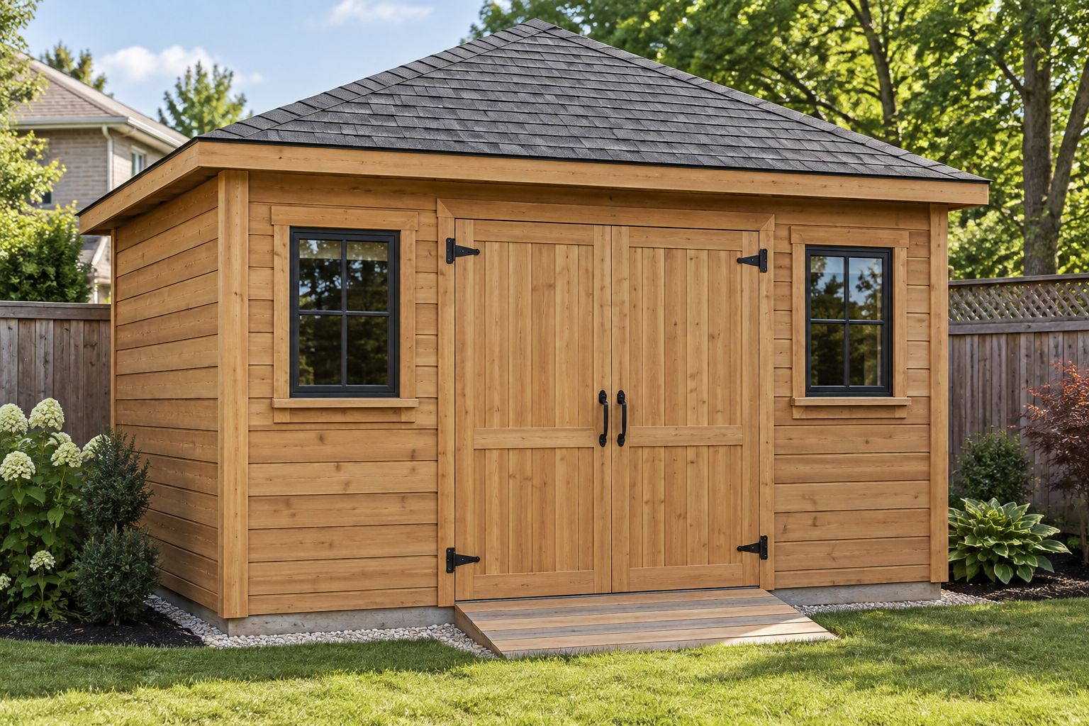 service-02 10 by 10 foot Pot Sheds workshop shed