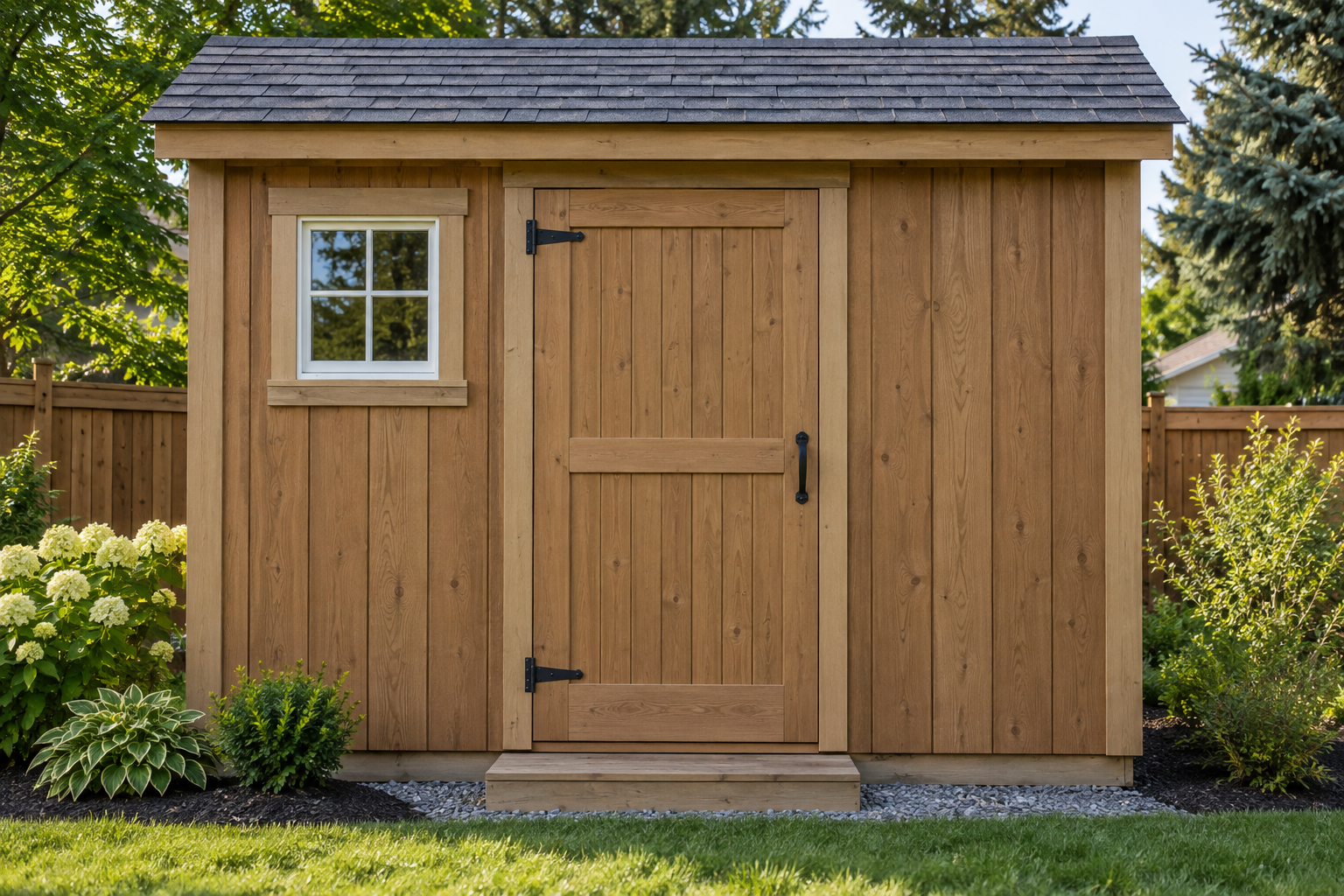 service-01 4 by 8 foot Pot Sheds garden shed